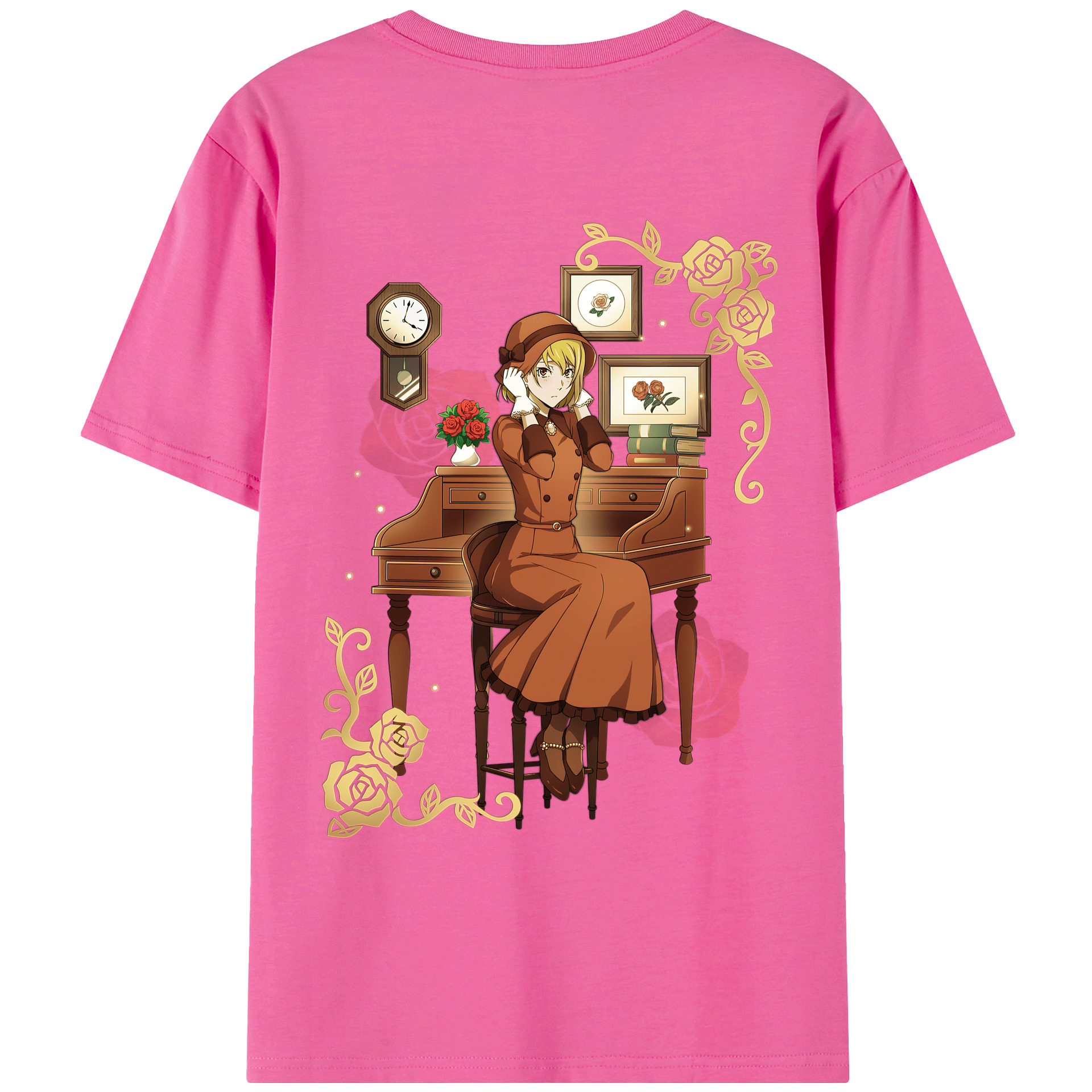 （画像用） 文豪ストレイドッグス Bungo Stray Dogs レディース半袖Tシャツ(バックプリント)